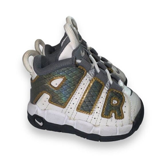 Nike Air More Uptempo SE GT 'Snakeskin' CQ4582-100 Infant 3 - Picture 4 of 11